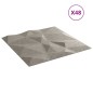 vidaXL Wandpaneele 48 Stk. Betongrau 50x50 cm XPS 12 m² Diamant vidaXL Wandpaneele 48 Stk. Betongrau 50x50 cm XPS 12 m² Diamant