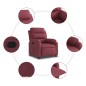 vidaXL Relaxsessel Weinrot Stoff vidaXL Relaxsessel Weinrot Stoff