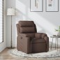 vidaXL Relaxsessel Dunkelbraun Stoff vidaXL Relaxsessel Dunkelbraun Stoff
