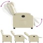vidaXL Relaxsessel Elektrisch Creme Kunstleder vidaXL Relaxsessel Elektrisch Creme Kunstleder