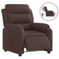 vidaXL Relaxsessel Elektrisch Dunkelbraun Stoff vidaXL Relaxsessel Elektrisch Dunkelbraun Stoff