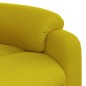 vidaXL Massagesessel mit Aufstehhilfe Gelb Samt vidaXL Massagesessel mit Aufstehhilfe Gelb Samt