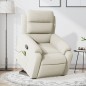 vidaXL Massagesessel mit Aufstehhilfe Creme Samt vidaXL Massagesessel mit Aufstehhilfe Creme Samt