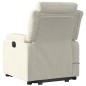 vidaXL Massagesessel mit Aufstehhilfe Creme Samt vidaXL Massagesessel mit Aufstehhilfe Creme Samt
