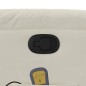 vidaXL Massagesessel mit Aufstehhilfe Creme Samt vidaXL Massagesessel mit Aufstehhilfe Creme Samt