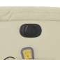 vidaXL Massagesessel Elektrisch Creme Kunstleder vidaXL Massagesessel Elektrisch Creme Kunstleder