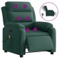 vidaXL Massagesessel Elektrisch Dunkelgrün Samt vidaXL Massagesessel Elektrisch Dunkelgrün Samt