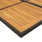 vidaXL 11-tlg. Garten-Essgruppe mit Kissen Schwarz Poly Rattan vidaXL 11-tlg. Garten-Essgruppe mit Kissen Schwarz Poly Rattan