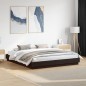 vidaXL Bettgestell Schwarz 180x200 cm Holzwerkstoff vidaXL Bettgestell Schwarz 180x200 cm Holzwerkstoff