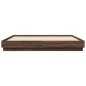 vidaXL Bettgestell Braun Eichen-Optik 180x200 cm Holzwerkstoff vidaXL Bettgestell Braun Eichen-Optik 180x200 cm Holzwerkstoff