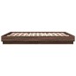 vidaXL Bettgestell Braun Eichen-Optik 180x200 cm Holzwerkstoff vidaXL Bettgestell Braun Eichen-Optik 180x200 cm Holzwerkstoff