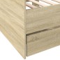 vidaXL Tagesbett mit Schubladen Sonoma-Eiche 90x190 cm Holzwerkstoff vidaXL Tagesbett mit Schubladen Sonoma-Eiche 90x190 cm Holzwerkstoff