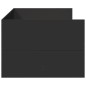 vidaXL Tagesbett mit Schubladen Schwarz 75x190 cm Holzwerkstoff vidaXL Tagesbett mit Schubladen Schwarz 75x190 cm Holzwerkstoff