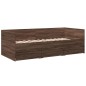 vidaXL Tagesbett Schubladen Braun Eiche-Optik 75x190 cm Holzwerkstoff vidaXL Tagesbett Schubladen Braun Eiche-Optik 75x190 cm Holzwerkstoff