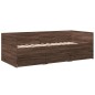 vidaXL Tagesbett Schubladen Braun Eiche-Optik 90x190 cm Holzwerkstoff vidaXL Tagesbett Schubladen Braun Eiche-Optik 90x190 cm Holzwerkstoff