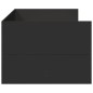 vidaXL Tagesbett mit Schubladen Schwarz 100x200 cm Holzwerkstoff vidaXL Tagesbett mit Schubladen Schwarz 100x200 cm Holzwerkstoff