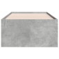 vidaXL Tagesbett mit Schubladen Betongrau 90x190 cm Holzwerkstoff vidaXL Tagesbett mit Schubladen Betongrau 90x190 cm Holzwerkstoff