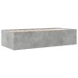 vidaXL Tagesbett mit Schubladen Betongrau 90x190 cm Holzwerkstoff vidaXL Tagesbett mit Schubladen Betongrau 90x190 cm Holzwerkstoff