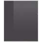 Waschbeckenunterschrank mit Einbaubecken Hochglanz-Grau Waschbeckenunterschrank mit Einbaubecken Hochglanz-Grau