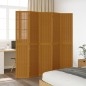 vidaXL 5-tlg. Raumteiler Braun Massivholz Paulownia vidaXL 5-tlg. Raumteiler Braun Massivholz Paulownia
