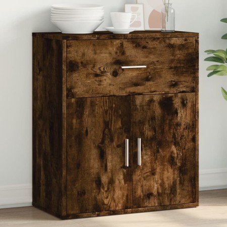 vidaXL Sideboard Räuchereiche 60x31x70 cm Holzwerkstoff
