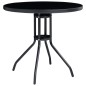 5-tlg. Bistro-Set Schwarz und Anthrazit 5-tlg. Bistro-Set Schwarz und Anthrazit
