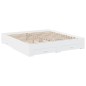 vidaXL Bettgestell mit Schubladen Weiß 180x200 cm Holzwerkstoff vidaXL Bettgestell mit Schubladen Weiß 180x200 cm Holzwerkstoff