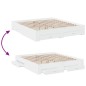 vidaXL Bettgestell mit Schubladen Weiß 180x200 cm Holzwerkstoff vidaXL Bettgestell mit Schubladen Weiß 180x200 cm Holzwerkstoff
