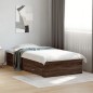 vidaXL Bettgestell mit Schubladen Braun Eichen-Optik 75x190 cm vidaXL Bettgestell mit Schubladen Braun Eichen-Optik 75x190 cm