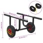 vidaXL Kajak-Trolley 90 kg Aluminium vidaXL Kajak-Trolley 90 kg Aluminium