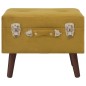Hocker mit Stauraum 3 Stk. Senfgelb Samt Hocker mit Stauraum 3 Stk. Senfgelb Samt