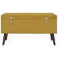 Hocker mit Stauraum 3 Stk. Senfgelb Samt Hocker mit Stauraum 3 Stk. Senfgelb Samt