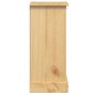 vidaXL Nachttisch Corona 35x32,5x74 cm Massivholz Kiefer vidaXL Nachttisch Corona 35x32,5x74 cm Massivholz Kiefer