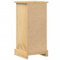 vidaXL Nachttisch Corona 35x32,5x74 cm Massivholz Kiefer vidaXL Nachttisch Corona 35x32,5x74 cm Massivholz Kiefer