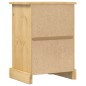 vidaXL Nachttisch Corona 45x35x64 cm Massivholz Kiefer vidaXL Nachttisch Corona 45x35x64 cm Massivholz Kiefer