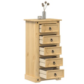 vidaXL Nachttisch Corona 53x39x103 cm Massivholz Kiefer
