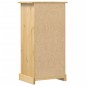 vidaXL Nachttisch Corona 53x39x103 cm Massivholz Kiefer vidaXL Nachttisch Corona 53x39x103 cm Massivholz Kiefer