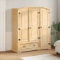 vidaXL Kleiderschrank Corona 151,5x52x170 cm Massivholz Kiefer vidaXL Kleiderschrank Corona 151,5x52x170 cm Massivholz Kiefer