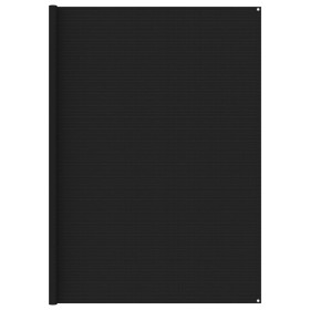 vidaXL Zeltteppich 300x600 cm Schwarz