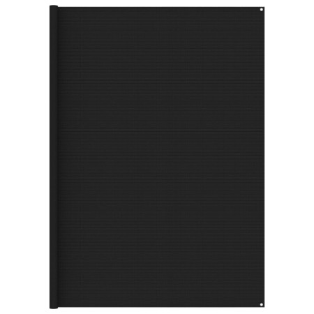 vidaXL Zeltteppich 300x600 cm Schwarz