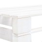 vidaXL Outdoor-Mittelsofa Paletten Kiefernholz Imprägniert Weiß vidaXL Outdoor-Mittelsofa Paletten Kiefernholz Imprägniert Weiß