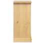 vidaXL Nachttisch Corona 53x39x84 cm Massivholz Kiefer vidaXL Nachttisch Corona 53x39x84 cm Massivholz Kiefer