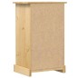 vidaXL Nachttisch Corona 53x39x84 cm Massivholz Kiefer vidaXL Nachttisch Corona 53x39x84 cm Massivholz Kiefer