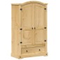 vidaXL Kleiderschrank Corona 101x52x170 cm Massivholz Kiefer vidaXL Kleiderschrank Corona 101x52x170 cm Massivholz Kiefer