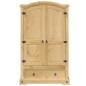 vidaXL Kleiderschrank Corona 101x52x170 cm Massivholz Kiefer vidaXL Kleiderschrank Corona 101x52x170 cm Massivholz Kiefer