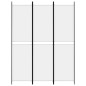 vidaXL 3-tlg. Paravent Weiß 150x200 cm Stoff vidaXL 3-tlg. Paravent Weiß 150x200 cm Stoff