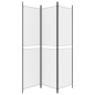 vidaXL 3-tlg. Paravent Weiß 150x200 cm Stoff vidaXL 3-tlg. Paravent Weiß 150x200 cm Stoff