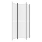 vidaXL 3-tlg. Paravent Weiß 150x200 cm Stoff vidaXL 3-tlg. Paravent Weiß 150x200 cm Stoff