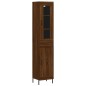 Highboard Braun Eichen-Optik 34,5x34x180 cm Holzwerkstoff Highboard Braun Eichen-Optik 34,5x34x180 cm Holzwerkstoff