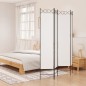 vidaXL 4-tlg. Paravent Weiß 160x200 cm Stoff vidaXL 4-tlg. Paravent Weiß 160x200 cm Stoff